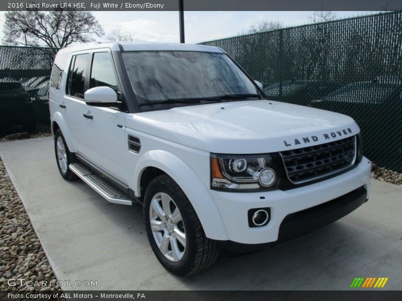 Fuji White / Ebony/Ebony 2016 Land Rover LR4 HSE
