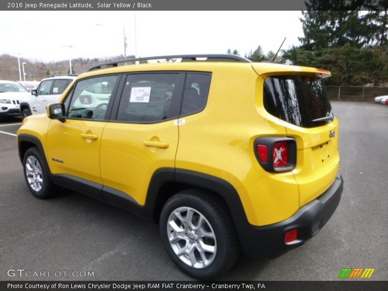 Solar Yellow / Black 2016 Jeep Renegade Latitude