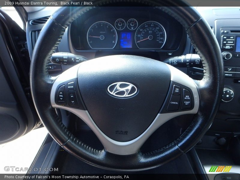 Black Pearl / Black 2009 Hyundai Elantra Touring