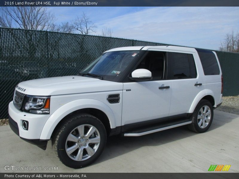 Fuji White / Ebony/Ebony 2016 Land Rover LR4 HSE