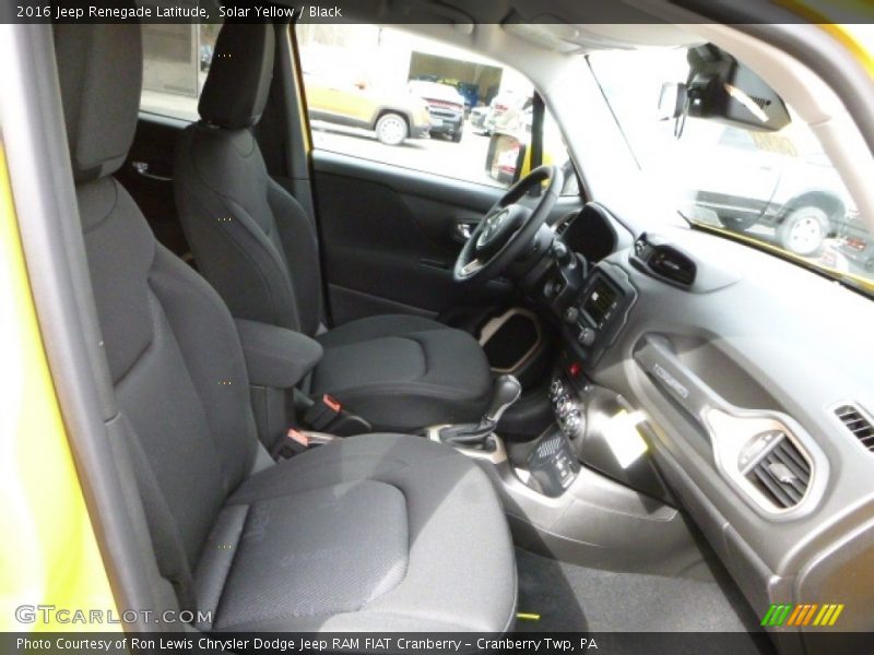 Solar Yellow / Black 2016 Jeep Renegade Latitude