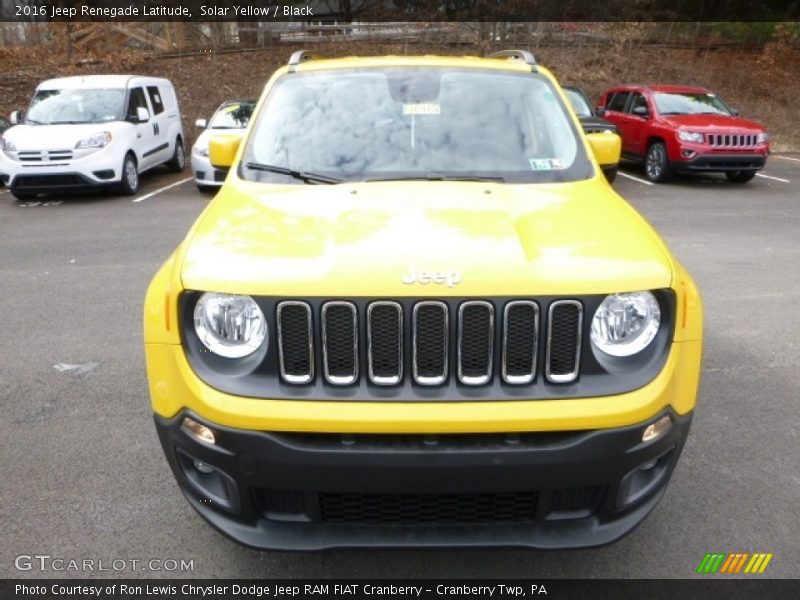 Solar Yellow / Black 2016 Jeep Renegade Latitude