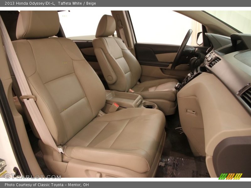 Taffeta White / Beige 2013 Honda Odyssey EX-L