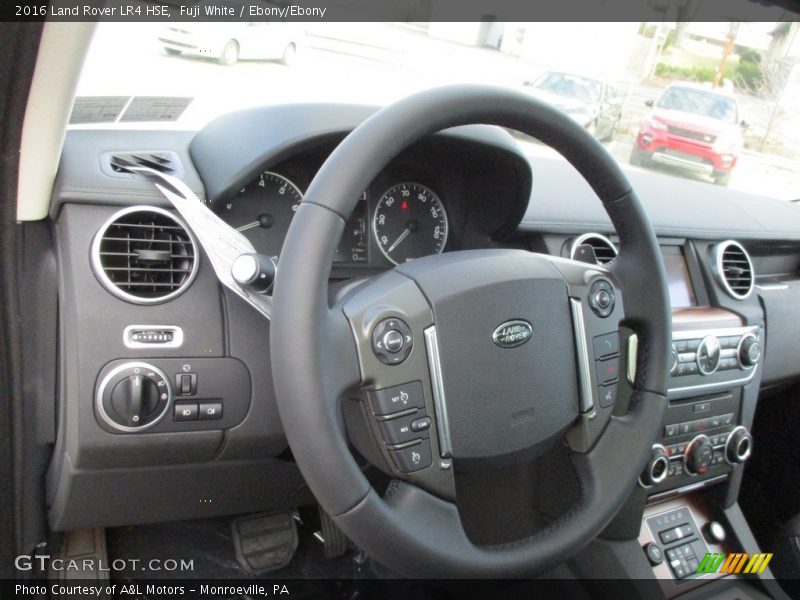 Fuji White / Ebony/Ebony 2016 Land Rover LR4 HSE