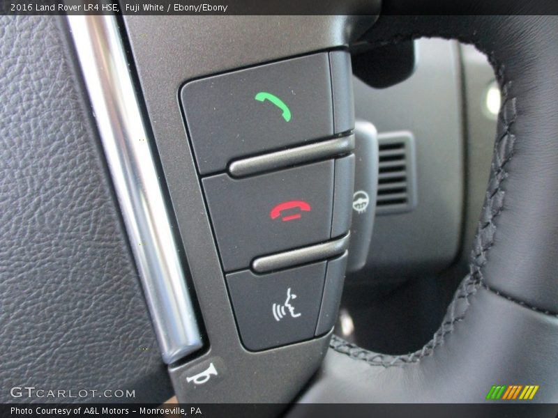 Fuji White / Ebony/Ebony 2016 Land Rover LR4 HSE