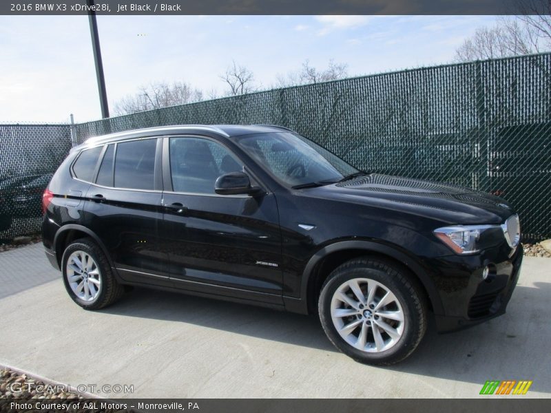 Jet Black / Black 2016 BMW X3 xDrive28i
