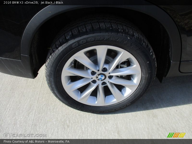 Jet Black / Black 2016 BMW X3 xDrive28i