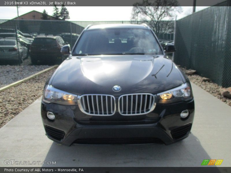Jet Black / Black 2016 BMW X3 xDrive28i