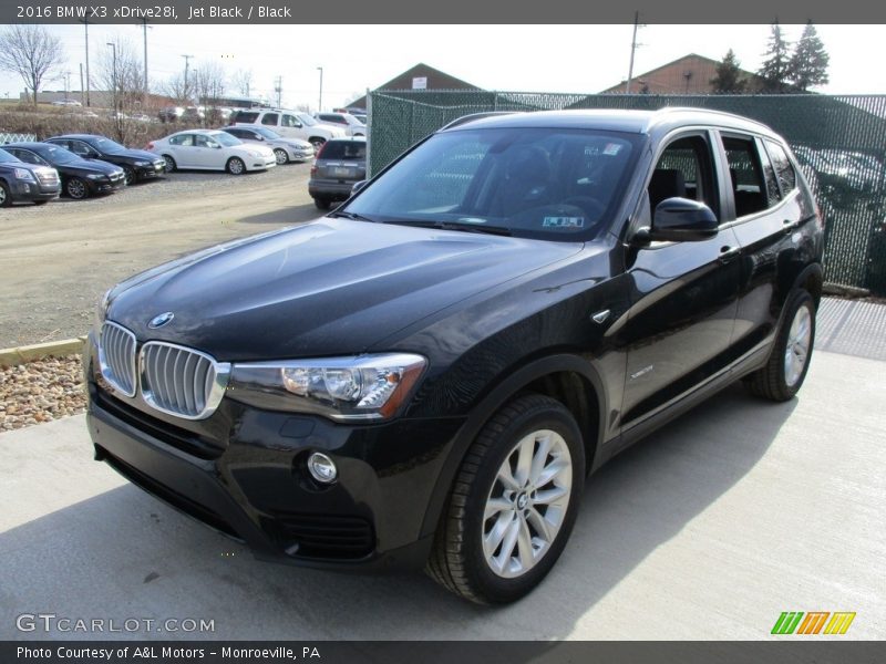 Jet Black / Black 2016 BMW X3 xDrive28i