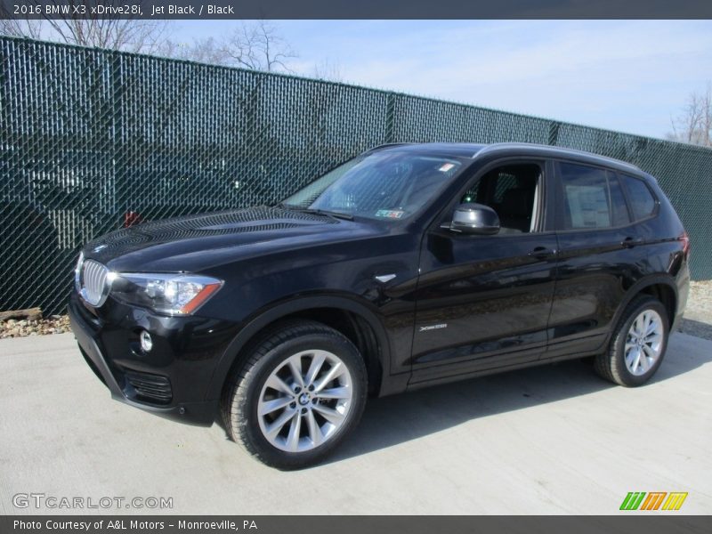 Jet Black / Black 2016 BMW X3 xDrive28i