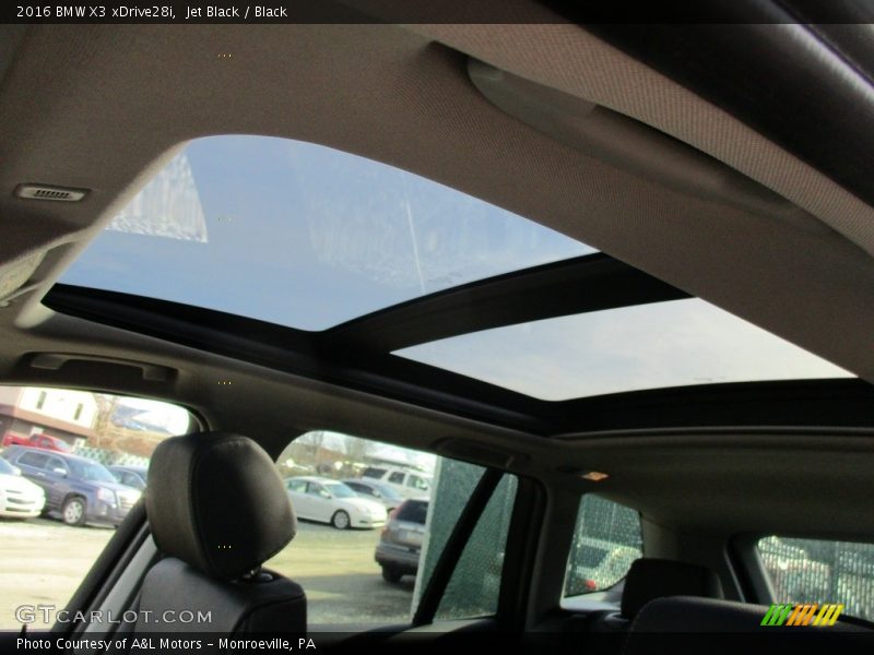 Jet Black / Black 2016 BMW X3 xDrive28i