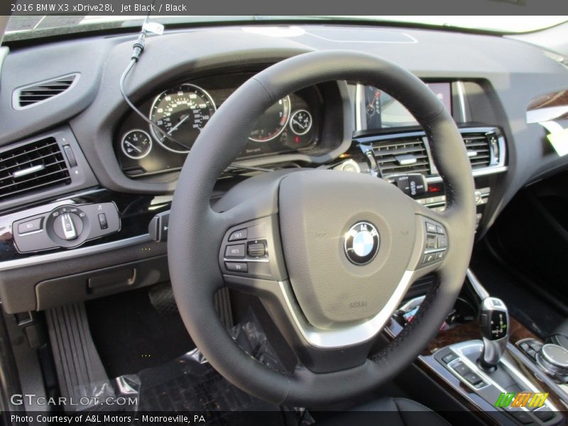 Jet Black / Black 2016 BMW X3 xDrive28i