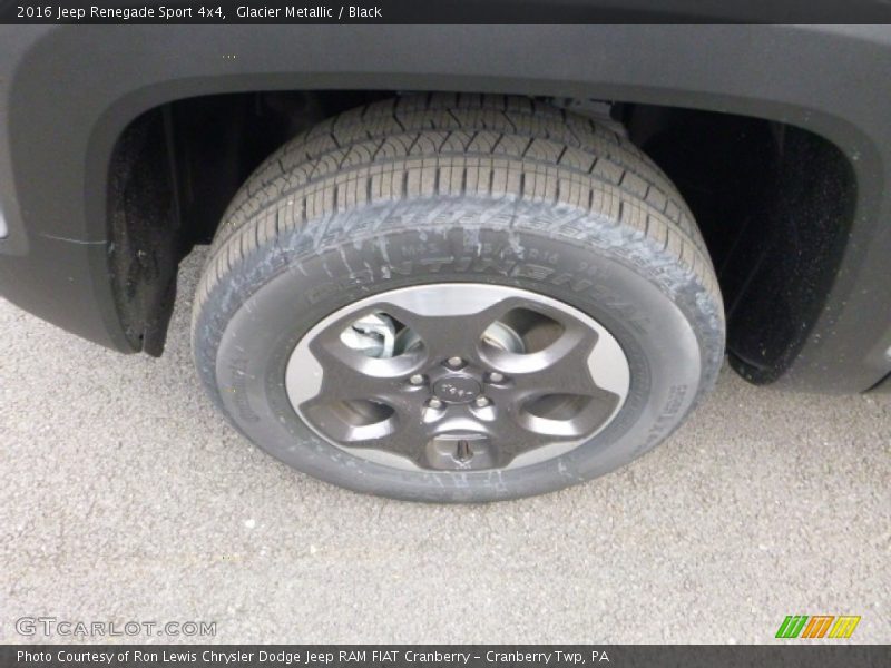 Glacier Metallic / Black 2016 Jeep Renegade Sport 4x4