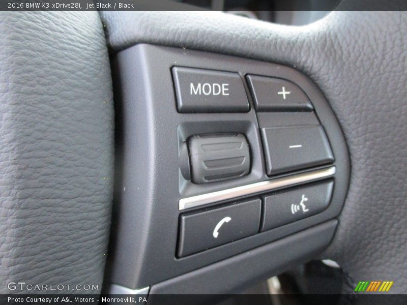 Jet Black / Black 2016 BMW X3 xDrive28i