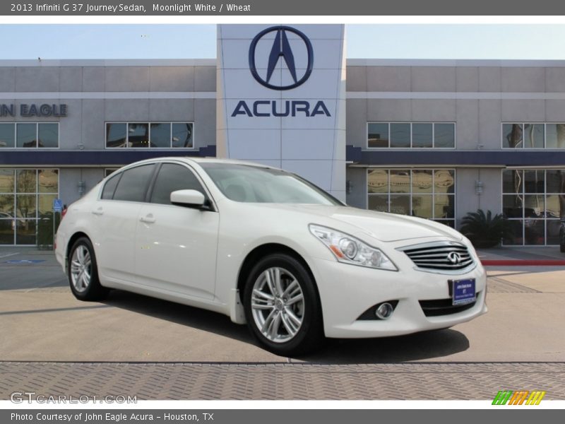Moonlight White / Wheat 2013 Infiniti G 37 Journey Sedan