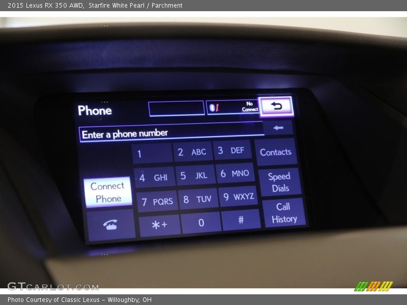 Starfire White Pearl / Parchment 2015 Lexus RX 350 AWD