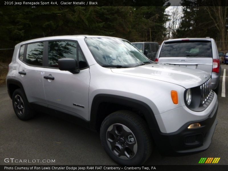 Glacier Metallic / Black 2016 Jeep Renegade Sport 4x4