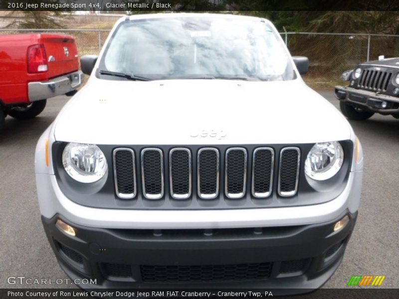 Glacier Metallic / Black 2016 Jeep Renegade Sport 4x4