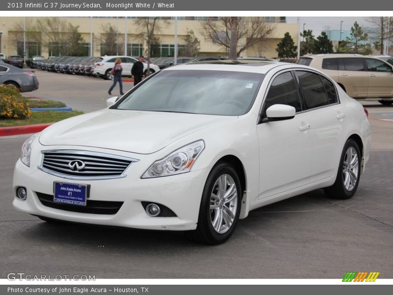 Moonlight White / Wheat 2013 Infiniti G 37 Journey Sedan