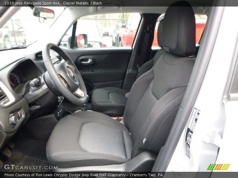 Glacier Metallic / Black 2016 Jeep Renegade Sport 4x4
