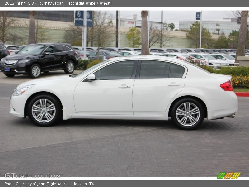 Moonlight White / Wheat 2013 Infiniti G 37 Journey Sedan