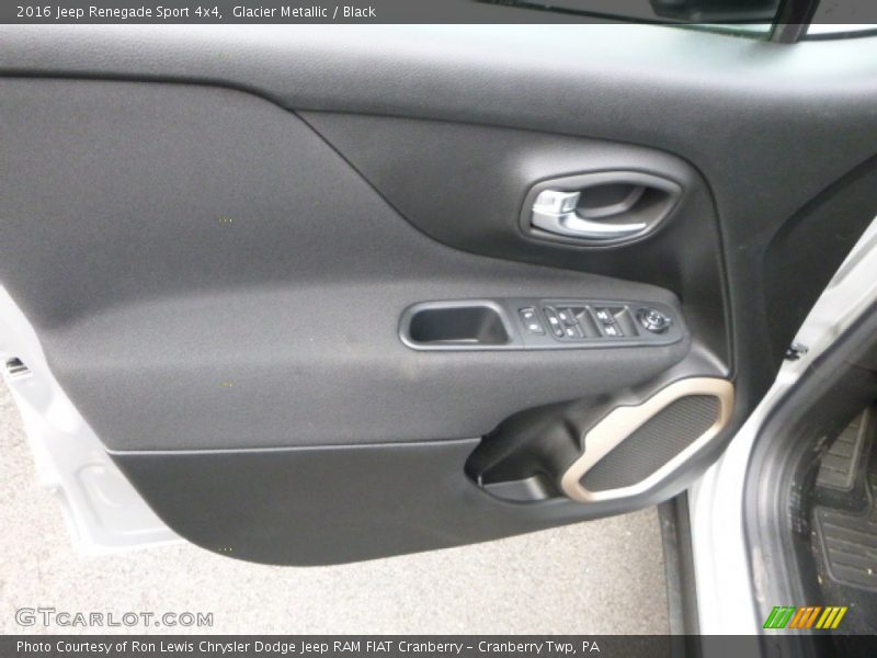 Glacier Metallic / Black 2016 Jeep Renegade Sport 4x4