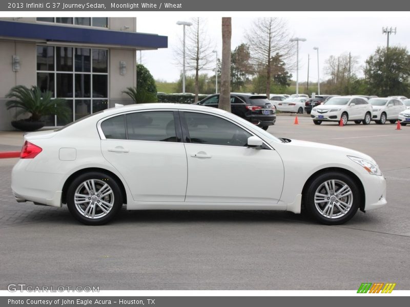 Moonlight White / Wheat 2013 Infiniti G 37 Journey Sedan