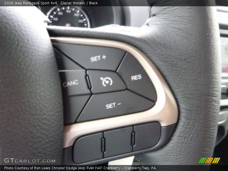 Glacier Metallic / Black 2016 Jeep Renegade Sport 4x4