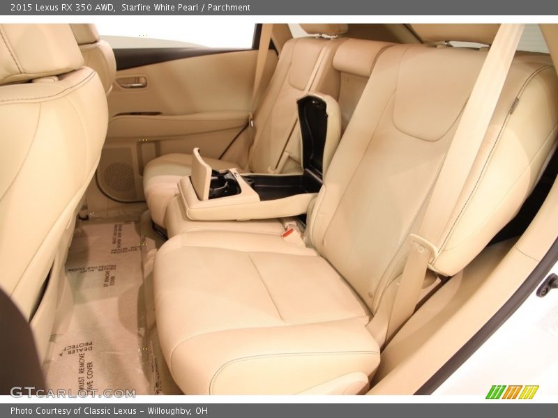 Starfire White Pearl / Parchment 2015 Lexus RX 350 AWD