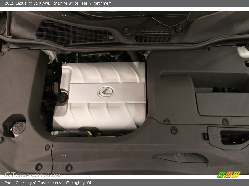 Starfire White Pearl / Parchment 2015 Lexus RX 350 AWD