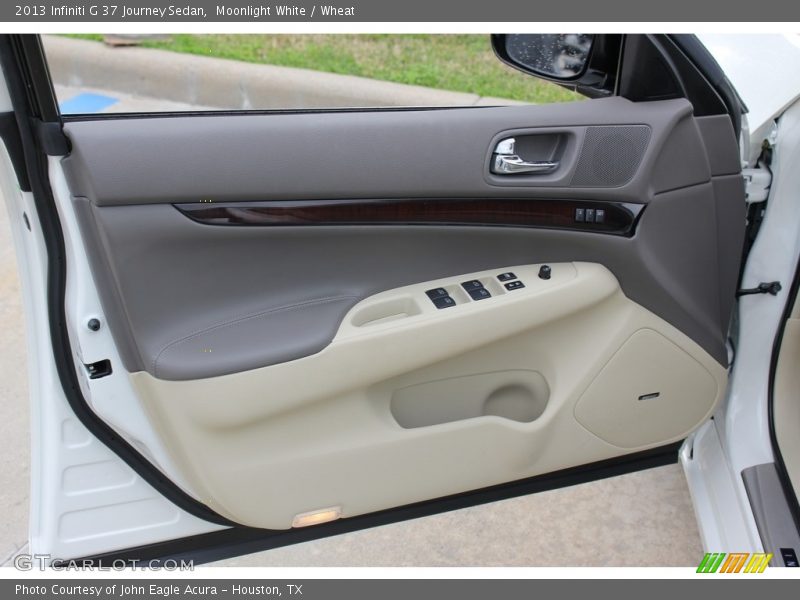 Moonlight White / Wheat 2013 Infiniti G 37 Journey Sedan