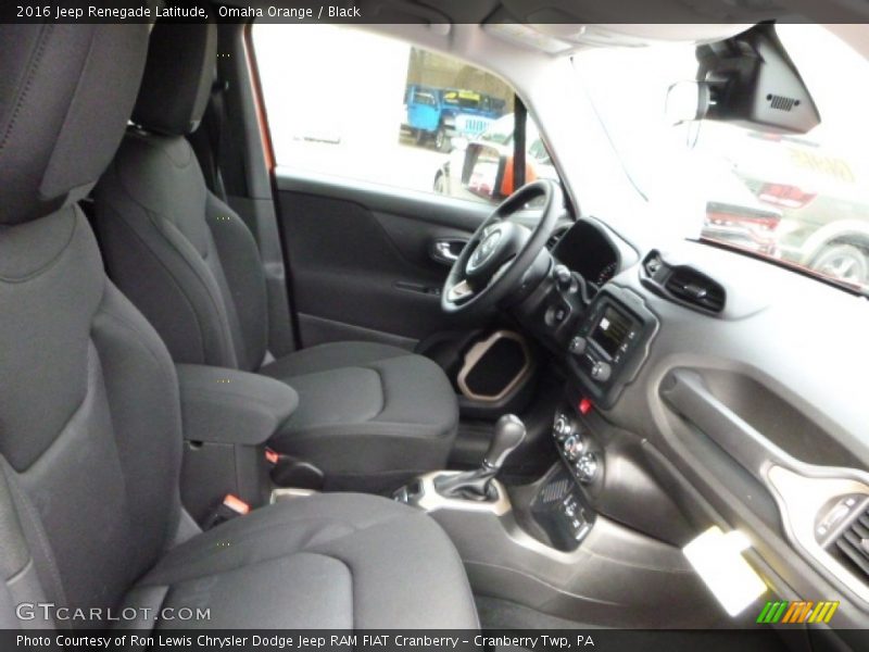 Omaha Orange / Black 2016 Jeep Renegade Latitude