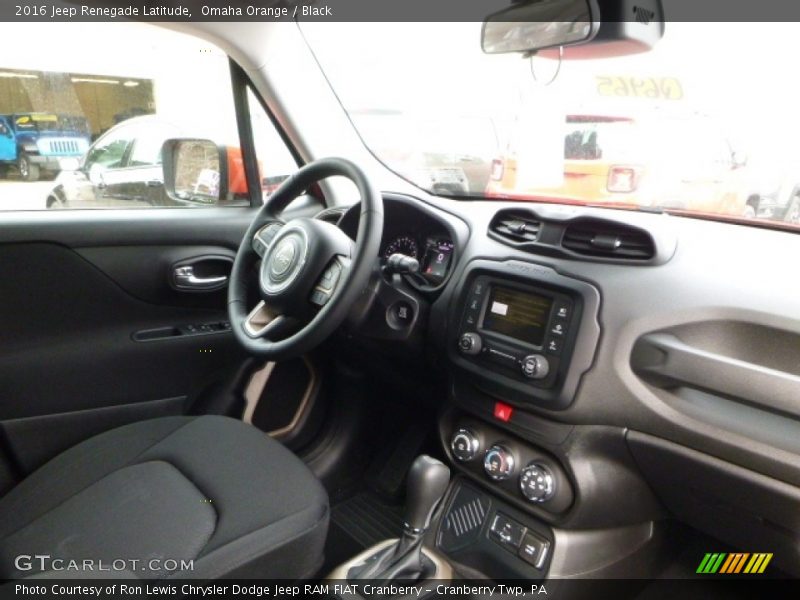 Omaha Orange / Black 2016 Jeep Renegade Latitude