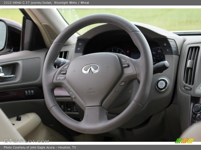 Moonlight White / Wheat 2013 Infiniti G 37 Journey Sedan