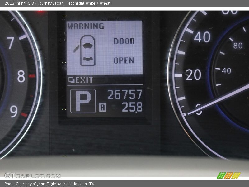 Moonlight White / Wheat 2013 Infiniti G 37 Journey Sedan