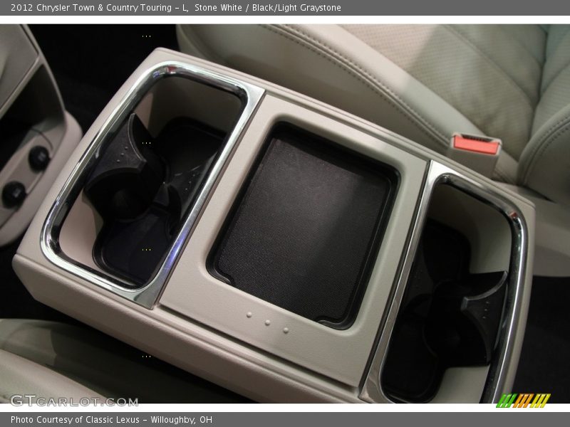 Stone White / Black/Light Graystone 2012 Chrysler Town & Country Touring - L