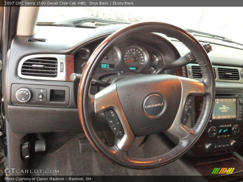 Onyx Black / Ebony Black 2007 GMC Sierra 1500 Denali Crew Cab 4WD