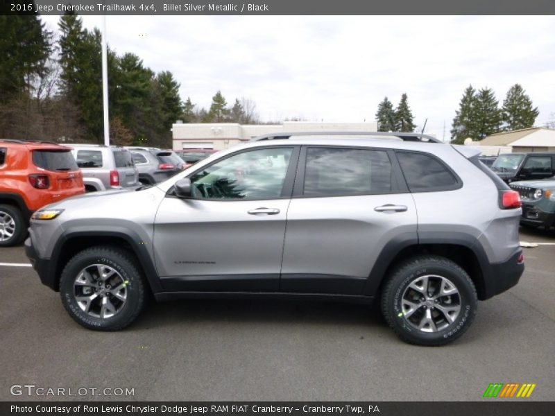 Billet Silver Metallic / Black 2016 Jeep Cherokee Trailhawk 4x4