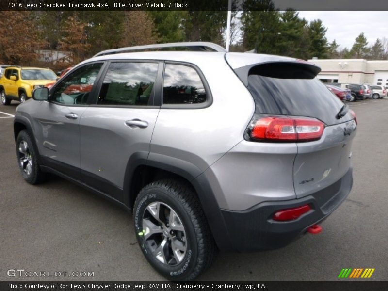 Billet Silver Metallic / Black 2016 Jeep Cherokee Trailhawk 4x4