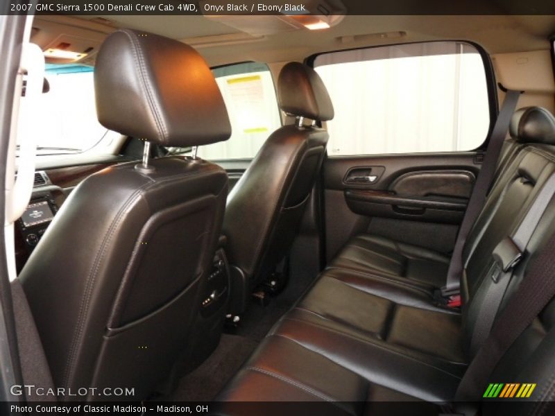Onyx Black / Ebony Black 2007 GMC Sierra 1500 Denali Crew Cab 4WD