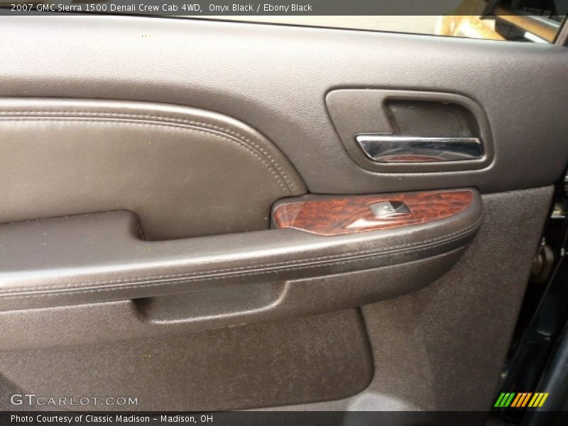 Onyx Black / Ebony Black 2007 GMC Sierra 1500 Denali Crew Cab 4WD