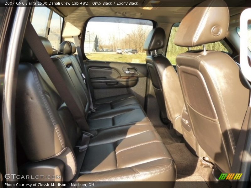 Onyx Black / Ebony Black 2007 GMC Sierra 1500 Denali Crew Cab 4WD