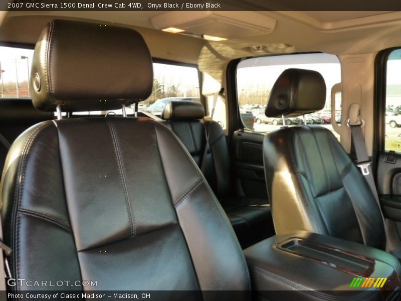 Onyx Black / Ebony Black 2007 GMC Sierra 1500 Denali Crew Cab 4WD