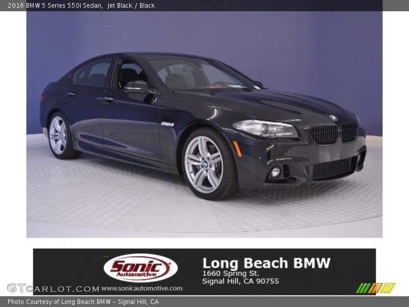 Jet Black / Black 2016 BMW 5 Series 550i Sedan
