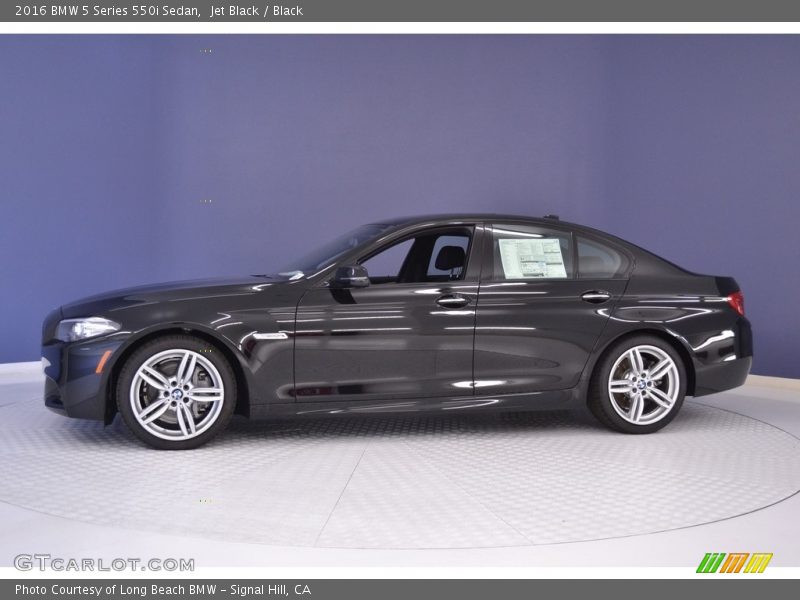 Jet Black / Black 2016 BMW 5 Series 550i Sedan