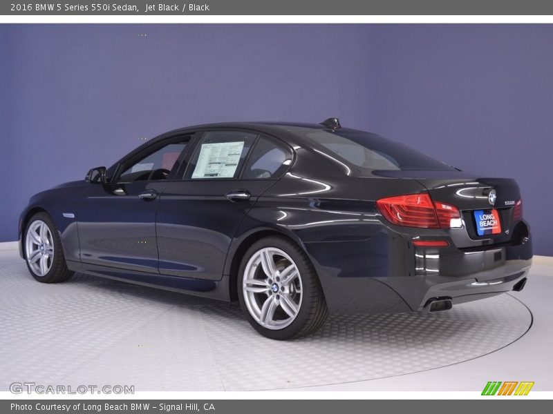 Jet Black / Black 2016 BMW 5 Series 550i Sedan