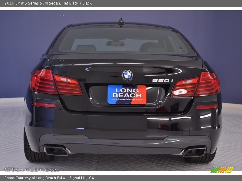 Jet Black / Black 2016 BMW 5 Series 550i Sedan