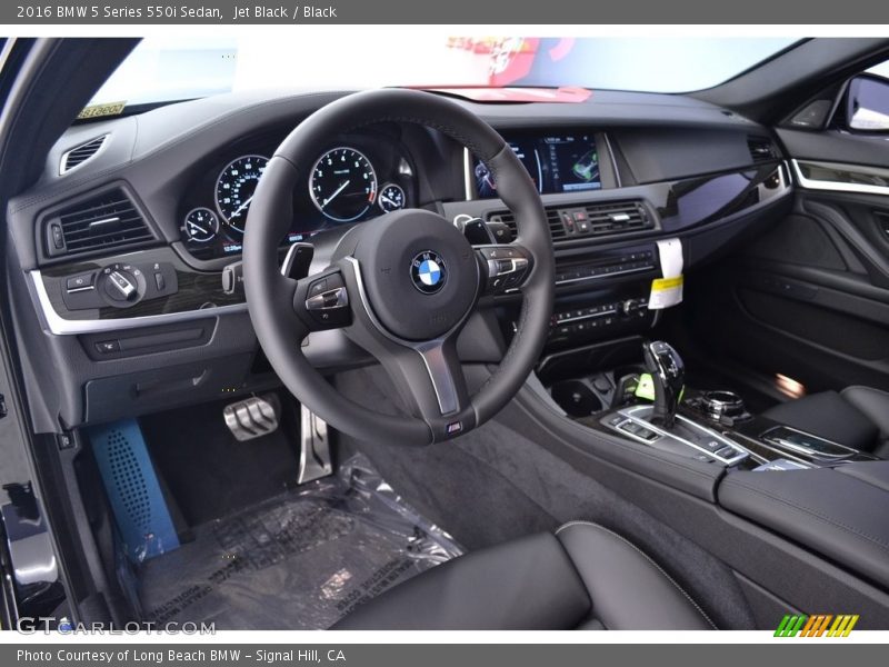 Jet Black / Black 2016 BMW 5 Series 550i Sedan