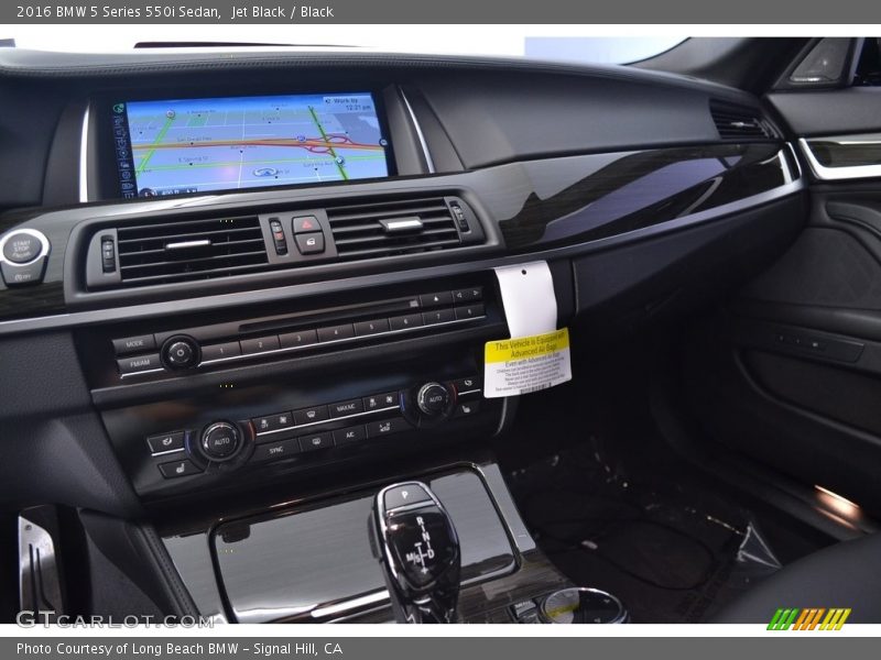 Jet Black / Black 2016 BMW 5 Series 550i Sedan