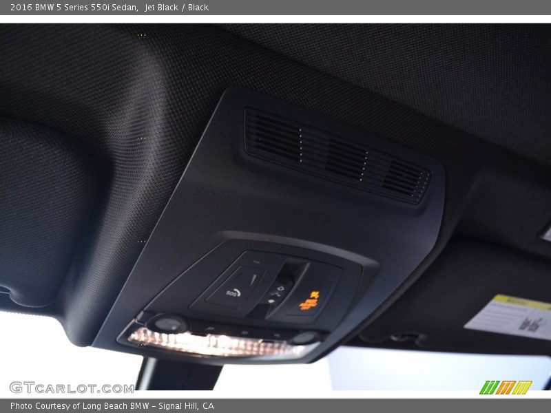 Jet Black / Black 2016 BMW 5 Series 550i Sedan